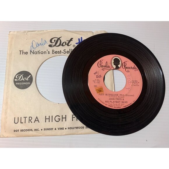 Vintage 45 RPM Vinyl Record John Fred & His Playboy Band Paula Records - Picture 6 of 6